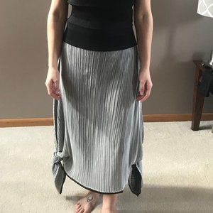 reversible black/gray Issey Miyake Vintage skirt